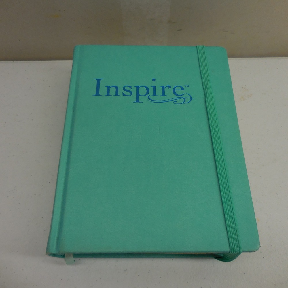Tyndale NLT Inspire Bible for Creative Journaling Teal Imitation Leather NLT